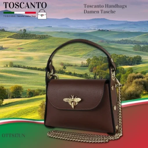 Toscanto Damen Leder Tasche braun OTT817UN