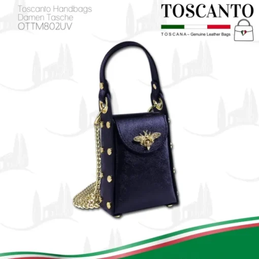 Toscanto Damen Leder Tasche lila OTTM802UV