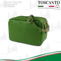 Toscanto Damen Leder Tasche hellgrün OTT809UL