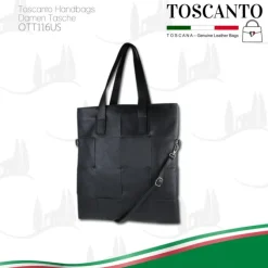 Toscanto Damen Leder Tasche schwarz OTT116US