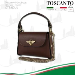 Toscanto Damen Leder Tasche braun OTT817UN