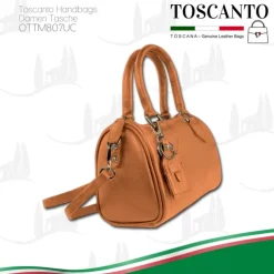 Toscanto Damen Leder Tasche tan braun OTTM807UC