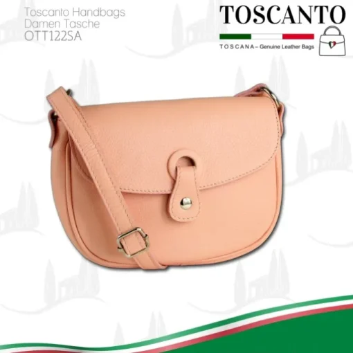 Toscanto Damen Leder Tasche rosa OTT122SA
