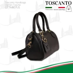 Toscanto Damen Leder Tasche schwarz OTTM807US