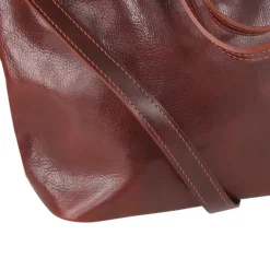 Toscanto Damen Shopper Businesstasche Leder Tasche braun OTT133SN