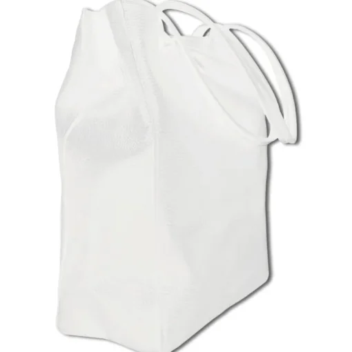 Toscanto Damen Shopper Leder Tasche weiß OTTM107SW