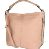 Toscanto Damen Shopper Leder Tasche rosa OTT138SA