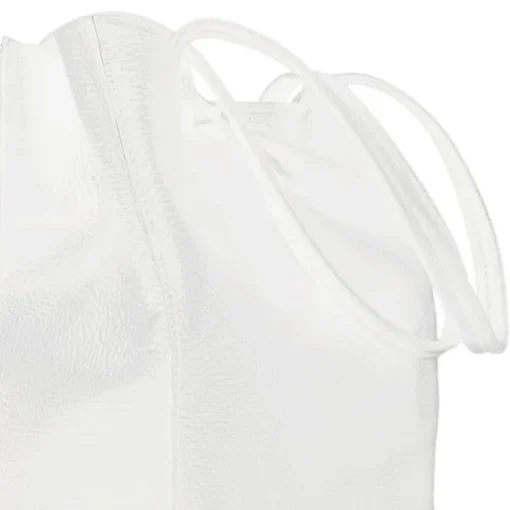 Toscanto Damen Shopper Leder Tasche weiß OTTM107SW