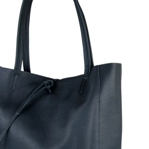 Toscanto Damen Shopper Leder Tasche blau OTT112SM
