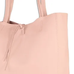 Toscanto Damen Shopper Leder Tasche rosa OTT112SA