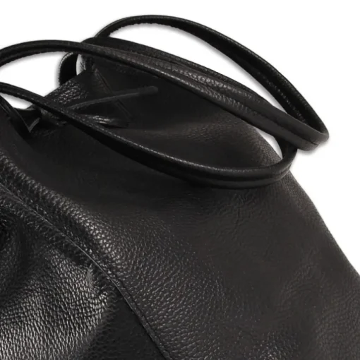 Toscanto Damen Shopper Leder Tasche schwarz OTTM107SS