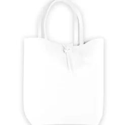 Toscanto Damen Shopper Leder Tasche weiß OTTM107SW