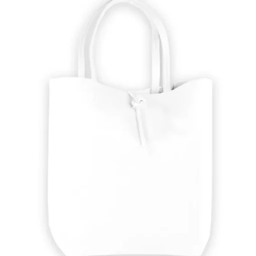 Toscanto Damen Shopper Leder Tasche weiß OTTM107SW