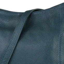 Toscanto Damen Shopper Leder Tasche türkis OTT159ST