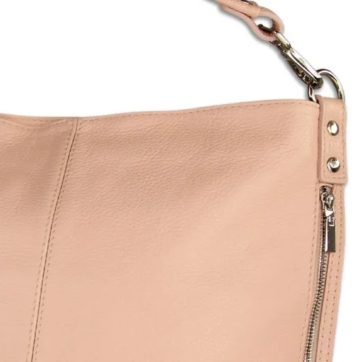 Toscanto Damen Shopper Leder Tasche rosa OTT138SA