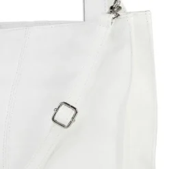 Toscanto Damen Shopper Leder Tasche weiß OTT155SW