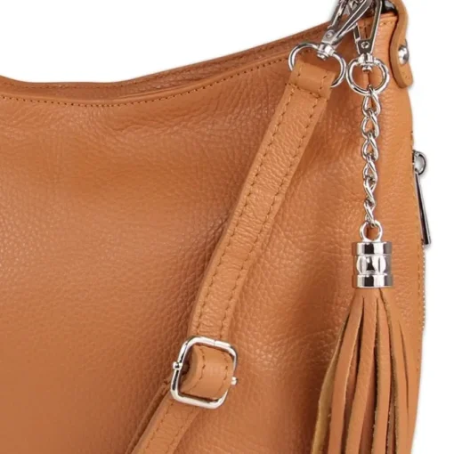 Toscanto Damen Shopper Leder Tasche tan braun OTT134SN