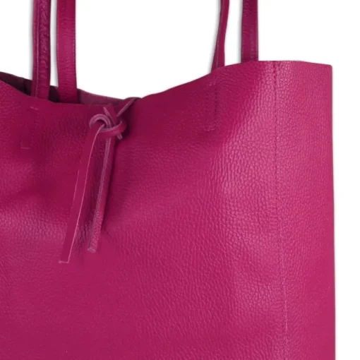 Toscanto Damen Shopper Leder Tasche pink OTT112SP