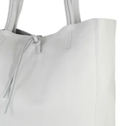 Toscanto Damen Shopper Leder Tasche weiß OTT112SW