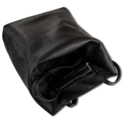 Toscanto Damen Shopper Leder Tasche schwarz OTTM107SS