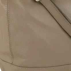Toscanto Damen Shopper Leder Tasche taupe beige OTT159SC