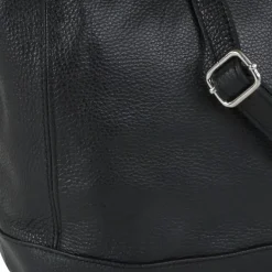 Toscanto Damen Shopper Leder Tasche schwarz OTT159SS