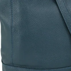 Toscanto Damen Shopper Leder Tasche türkis OTT159ST