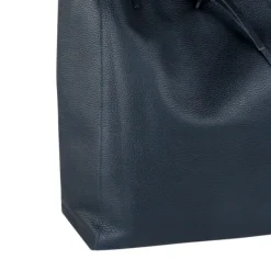 Toscanto Damen Shopper Leder Tasche blau OTT112SM