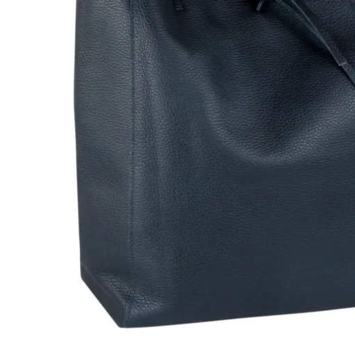 Toscanto Damen Shopper Leder Tasche blau OTT112SM