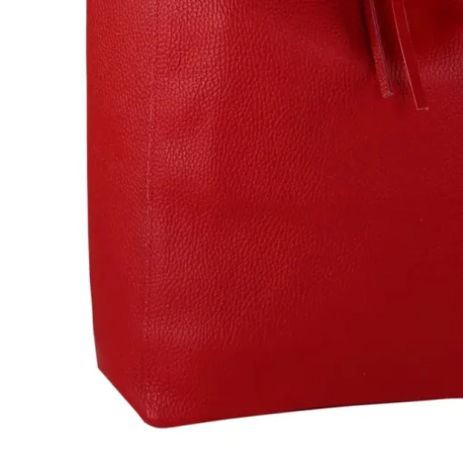 Toscanto Damen Shopper Leder Tasche rot OTT112SR