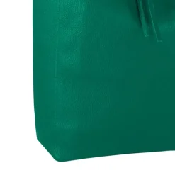 Toscanto Damen Shopper Leder Tasche türkis OTT112ST