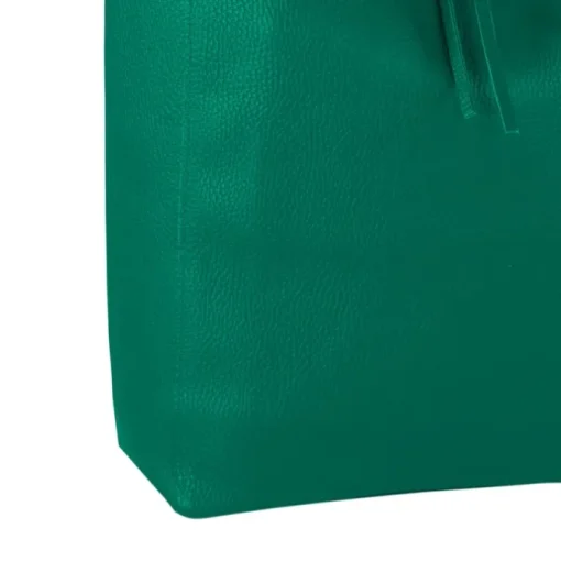 Toscanto Damen Shopper Leder Tasche türkis OTT112ST