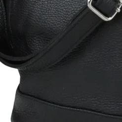 Toscanto Damen Shopper Leder Tasche schwarz OTT159SS