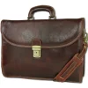 Toscanto Herren Damen Aktentasche Businesstasche Leder Tasche braun OTT151AN