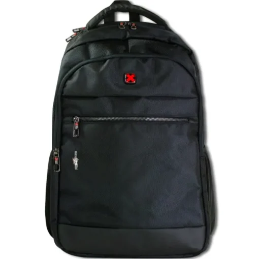 Travel N Meet Laptoprucksack, Notebooktasche gepolstert schwarz ORD202S