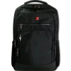 Travel N Meet Laptoprucksack, Notebooktasche gepolstert schwarz ORD212S