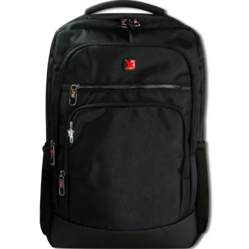 Travel N Meet Laptoprucksack, Notebooktasche gepolstert schwarz ORD212S