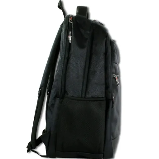 Travel N Meet Laptoprucksack, Notebooktasche gepolstert schwarz ORD202S