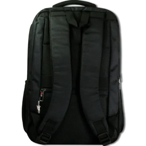 Travel N Meet Laptoprucksack, Notebooktasche gepolstert schwarz ORD212S