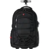Travel N Meet Rucksack, Reisetasche Polyester schwarz Trolley mit Laptopfach ORD4206S