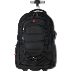 Travel N Meet Rucksack, Reisetasche Polyester schwarz Trolley mit Laptopfach ORD4206S