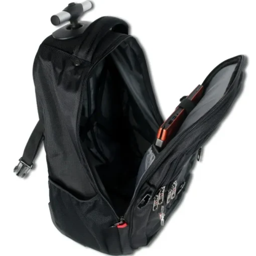 Travel N Meet Rucksack, Reisetasche Polyester schwarz Trolley mit Laptopfach ORD4206S