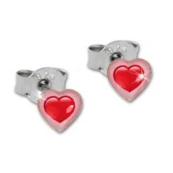 TW Kinder Ohrstecker 3er Set Herzen 925er Silber SDS801