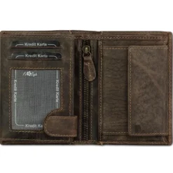 Wild Things Only braun Leder Portemonnaie OPJ100N