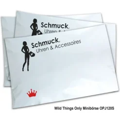 Wild Things Only echtes Leder schwarz Portemonnaie Minibörse OPJ120S