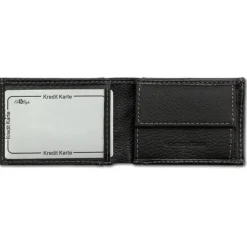 Wild Things Only Leder schwarz Portemonnaie Minibörse RFID OPJ800S