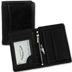 Wild Things Only Leder schwarz Portemonnaie Herren RFIDSchutz OPJ113S