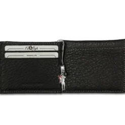 Wild Things Only Portemonnaie Leder RFID Schutz schwarz Dollarclip OPJ121S