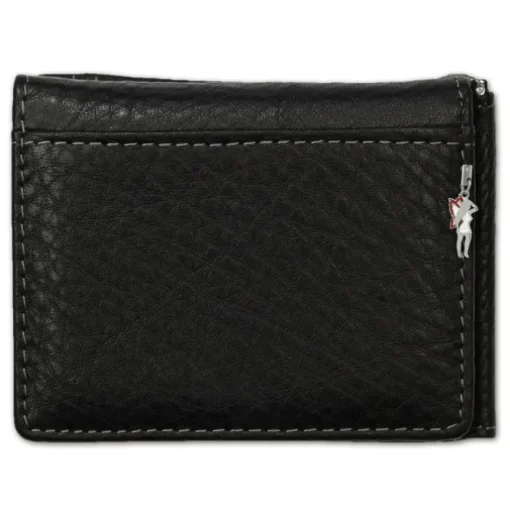 Wild Things Only Portemonnaie Leder RFID Schutz schwarz Dollarclip OPJ121S