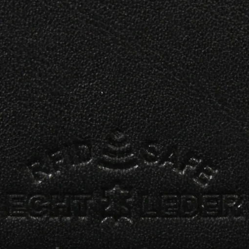 Wild Things Only Portemonnaie Leder RFID Schutz schwarz Dollarclip OPJ121S
